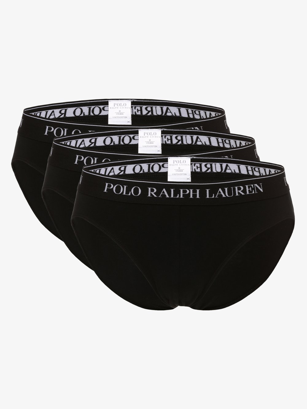 Polo Ralph Lauren Slipy pakowane po 3 szt. Mężczyźni Bawełna czarny jednolity, XL
