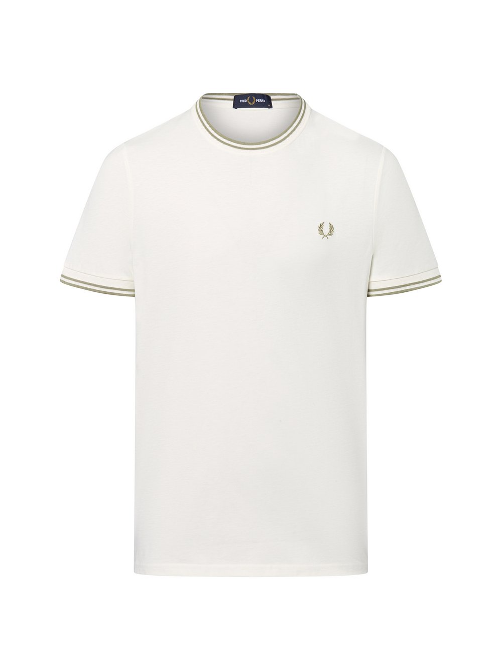 Fred Perry T-Shirt Herren Baumwolle weiß, XXL