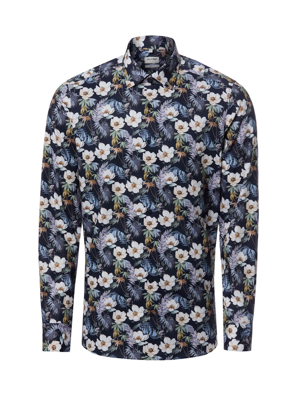 Thumbnail - OLYMP Level Five Hemd Herren Slim Fit Baumwolle mehrfarbig gemustert, 42