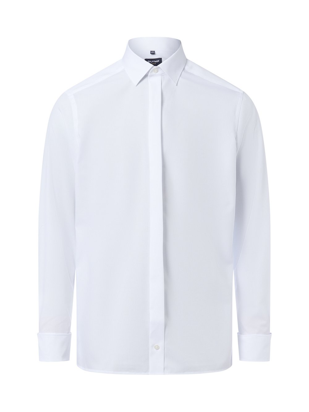 Thumbnail - OLYMP Luxor modern fit Hemd mit Umschlagmanschetten Herren Baumwolle weiß, 40