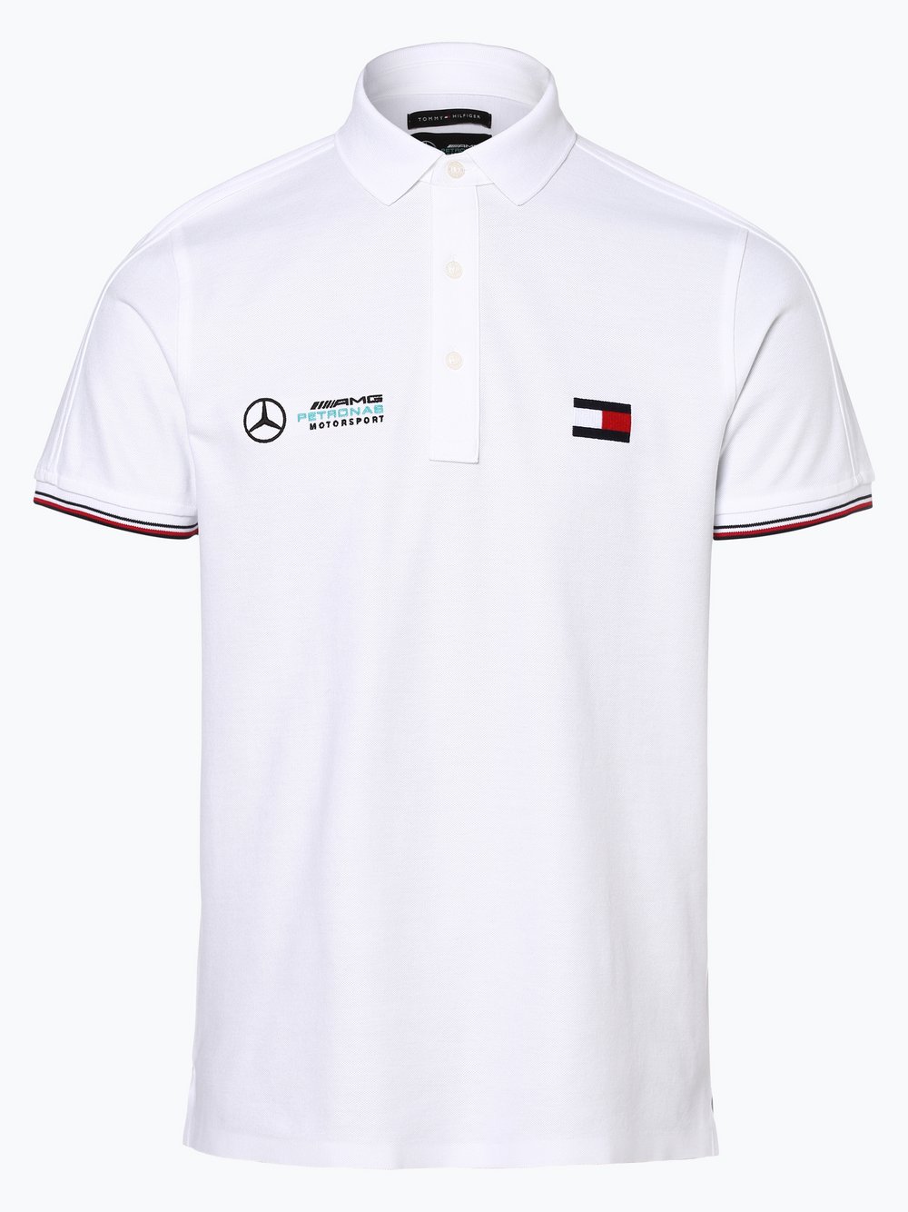 Tommy Hilfiger Herren Baumwolle Polo Shirt Logo Mercedes Benz AMG NEU & OVP 