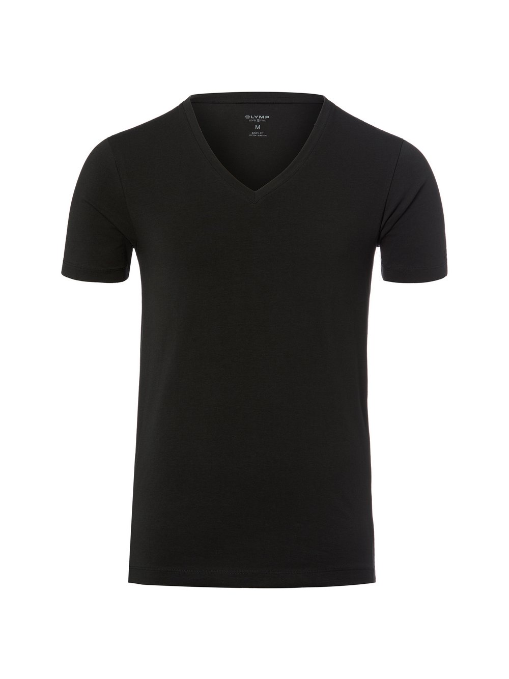 Thumbnail - OLYMP Level Five Unterzieh-T-Shirt Herren Baumwolle schwarz, XXL