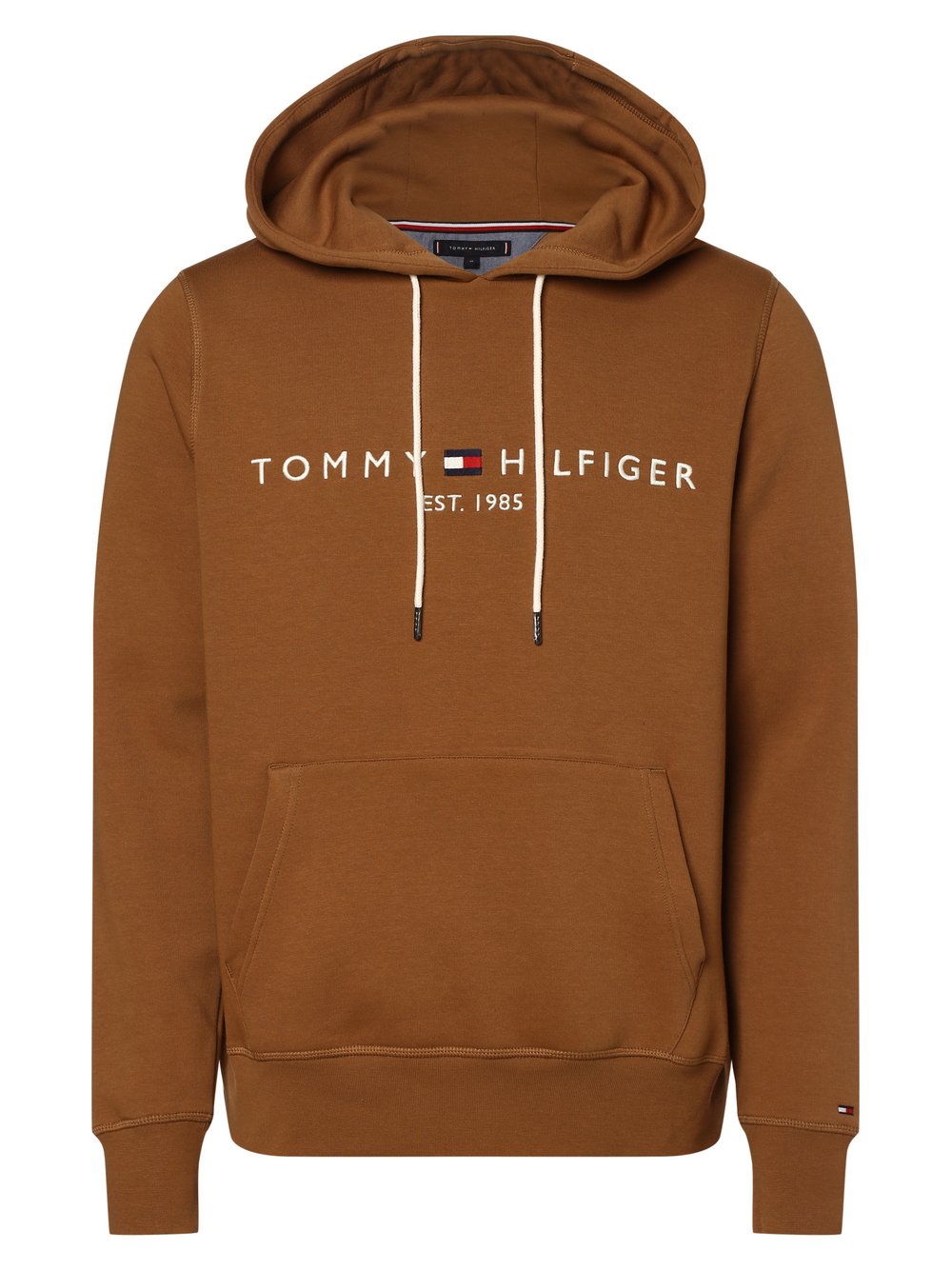 Tommy Hilfiger - Męska bluza z kapturem, brązowy