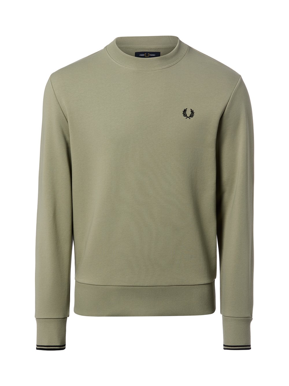 Fred Perry Sweatshirt Herren Baumwolle grün, XL