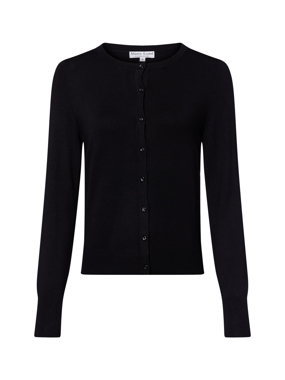 Marie Lund Strickjacke Damen Feinstrick schwarz, XXXL