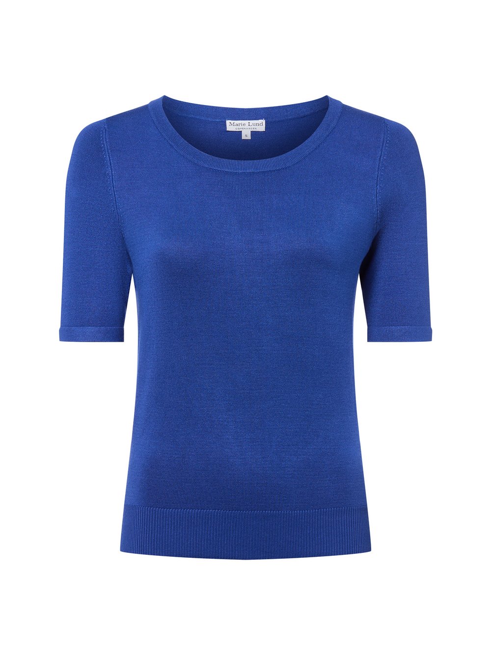Marie Lund Pullover Damen Feinstrick blau, L