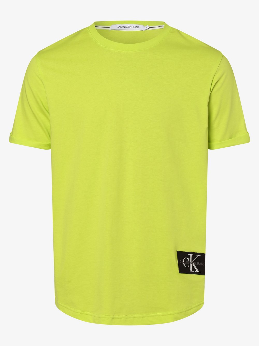 Calvin Klein Jeans - T-shirt męski, żółty|zielony