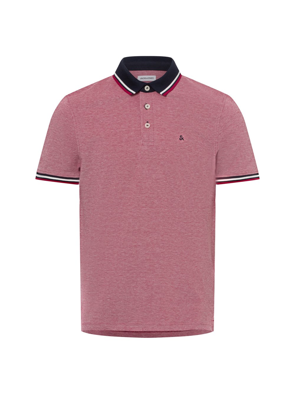 Jack & Jones Poloshirt Herren Baumwolle rot, XL