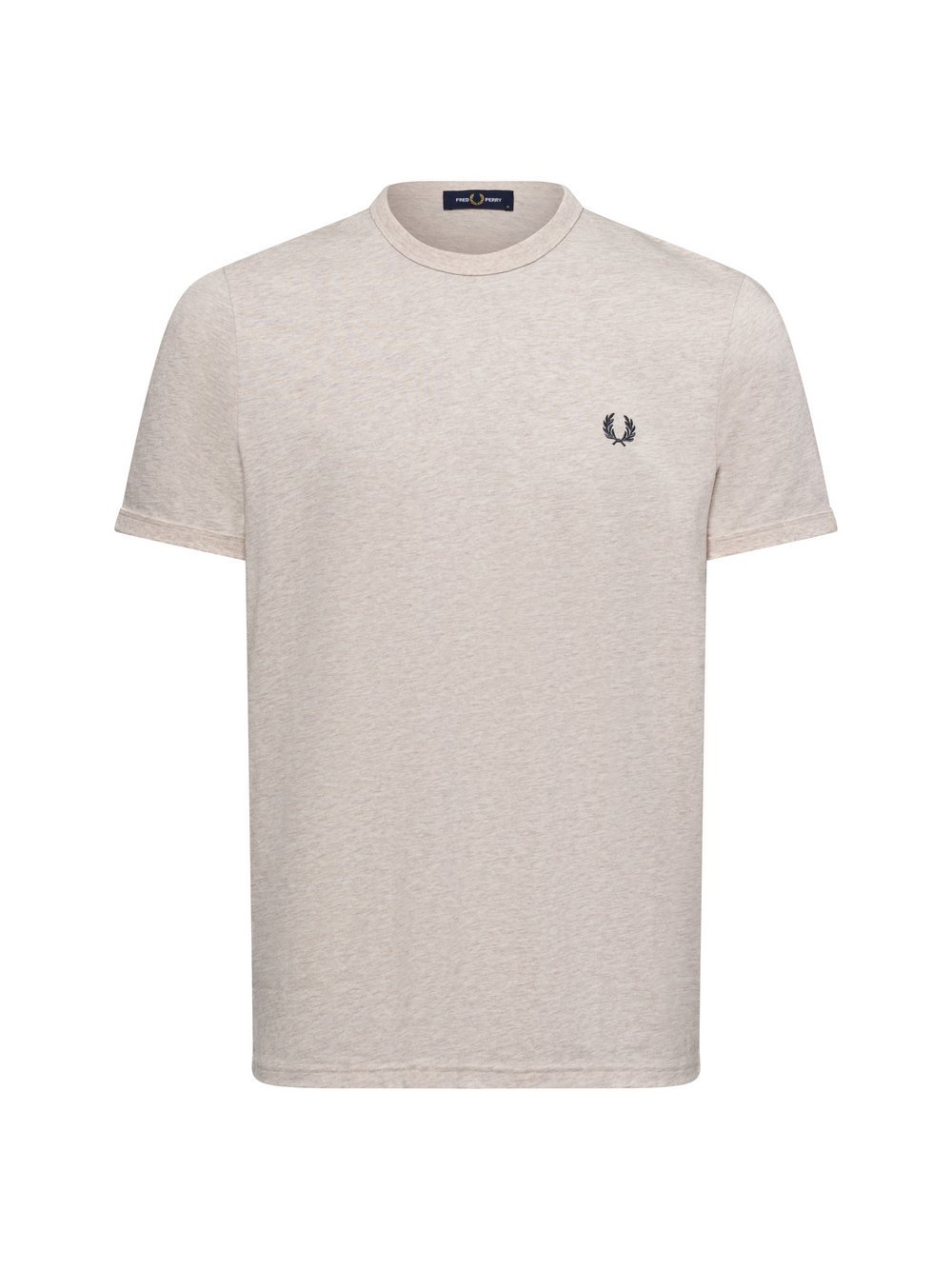 Fred Perry T-Shirt Herren Baumwolle beige meliert, XXL