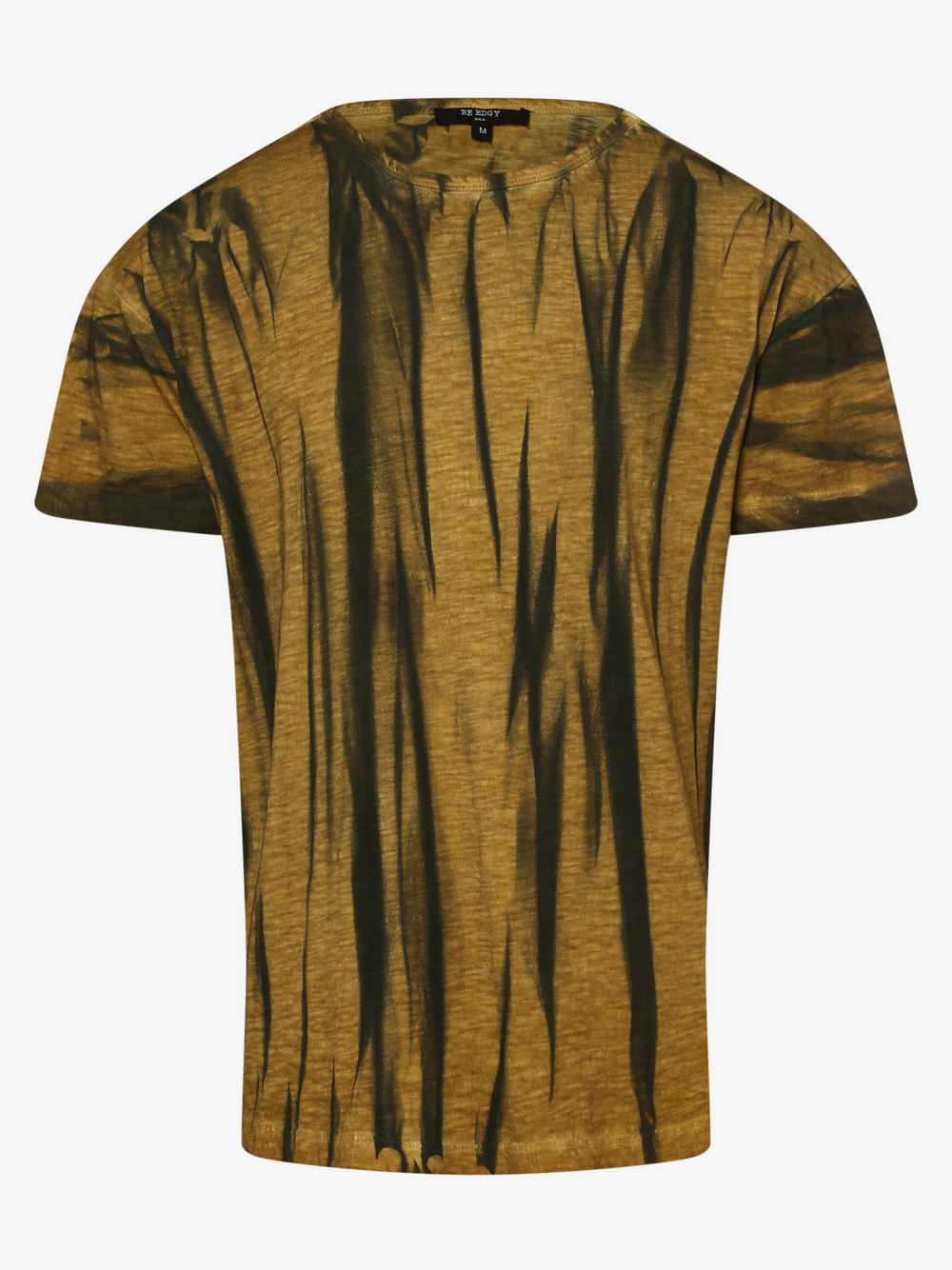 BE EDGY - T-shirt męski – BEElia, czarny|żółty|brązowy