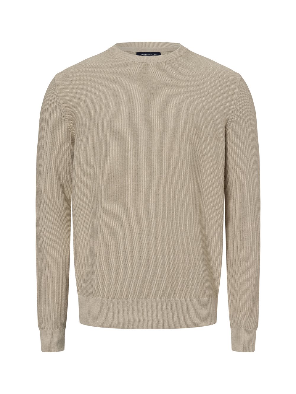 Andrew James Pullover Herren Baumwolle beige, XL