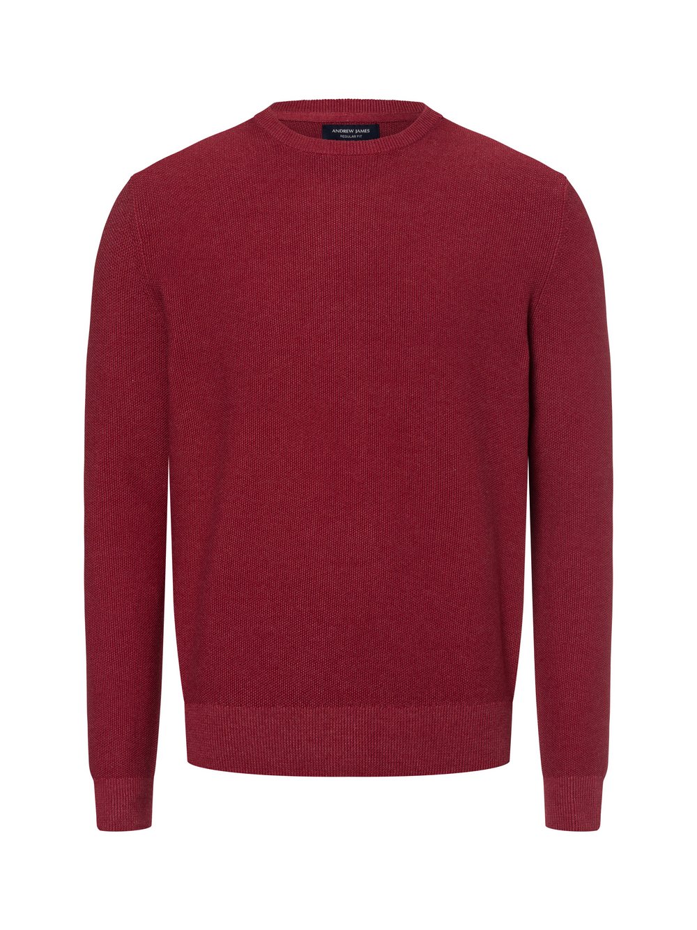 Andrew James Pullover Herren Baumwolle rot, S