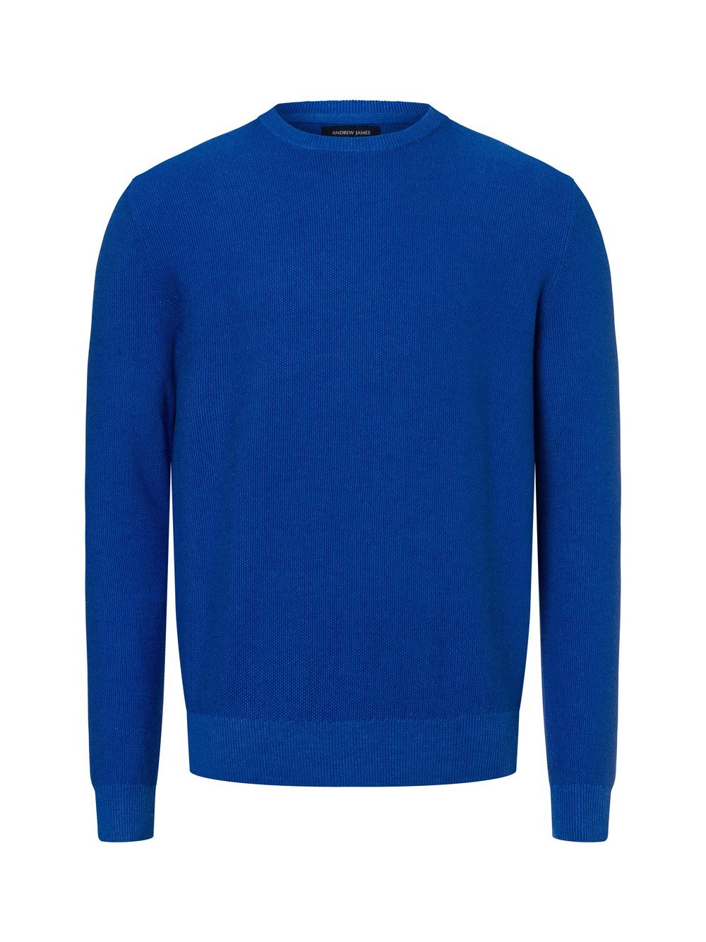 Andrew James Pullover Herren Baumwolle blau, L