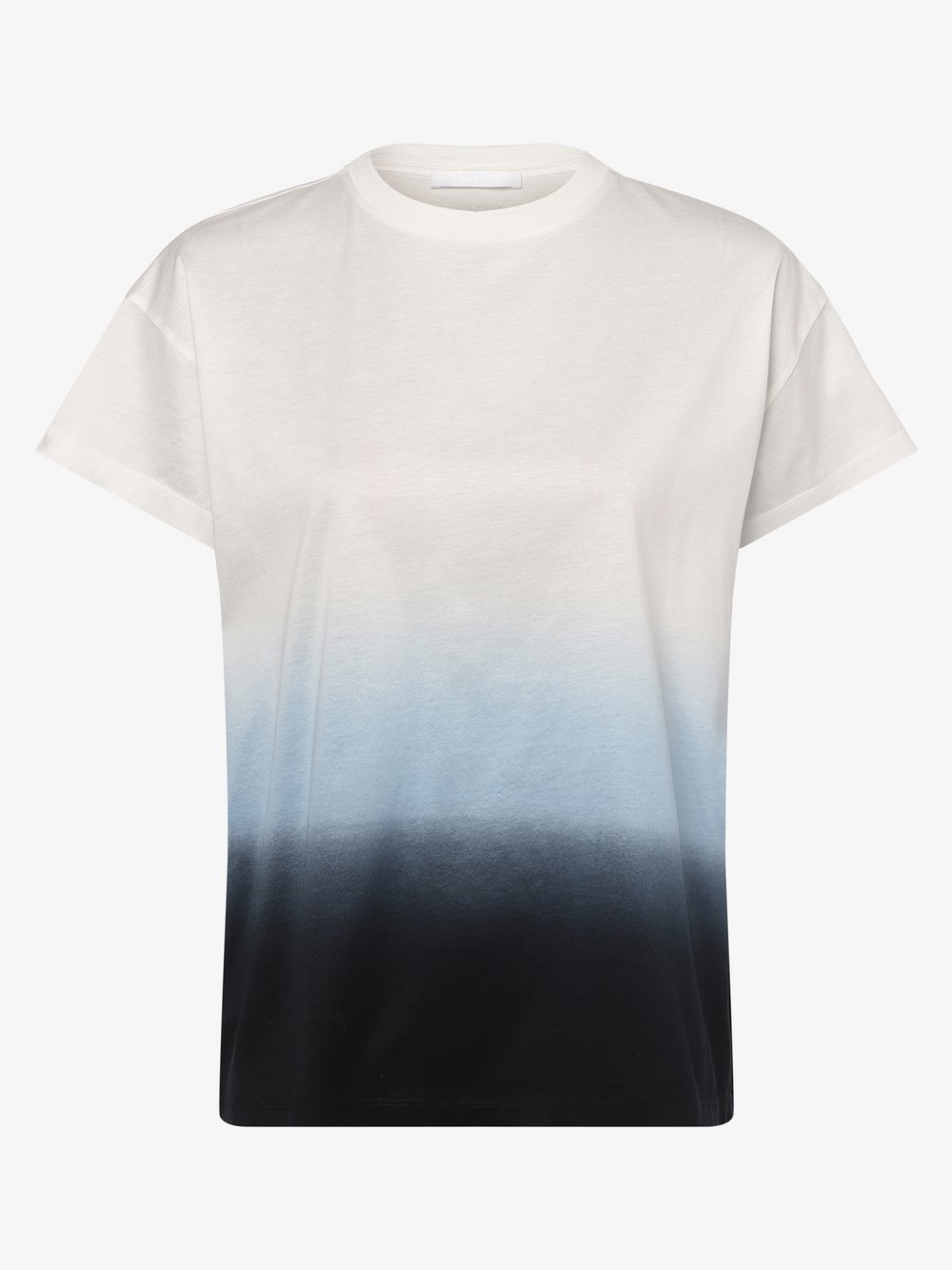 BOSS Orange - T-shirt damski – C_Edippa, niebieski|biały