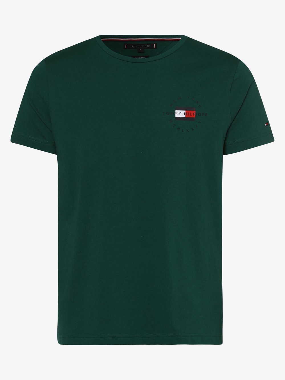 Tommy Hilfiger - T-shirt męski, zielony