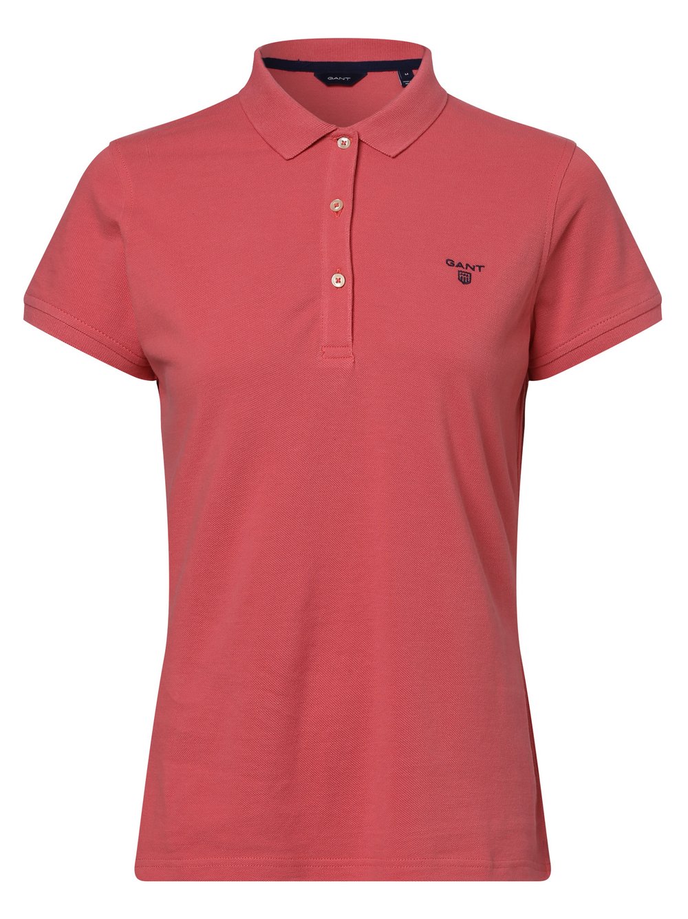 Gant - Damska koszulka polo, różowy|wyrazisty róż