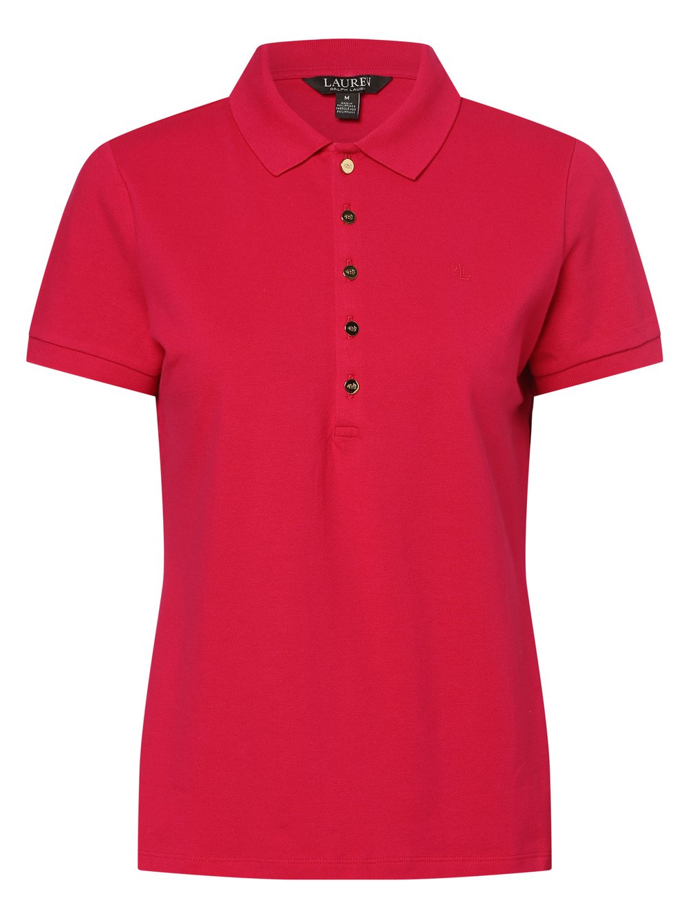 Lauren Ralph Lauren - Damska koszulka polo, wyrazisty róż