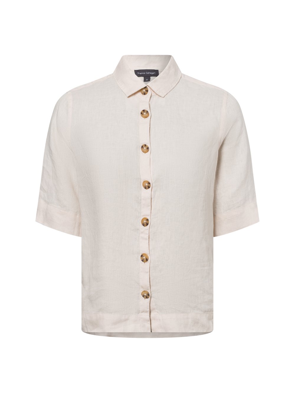 Franco Callegari Leinenbluse Damen beige, 44