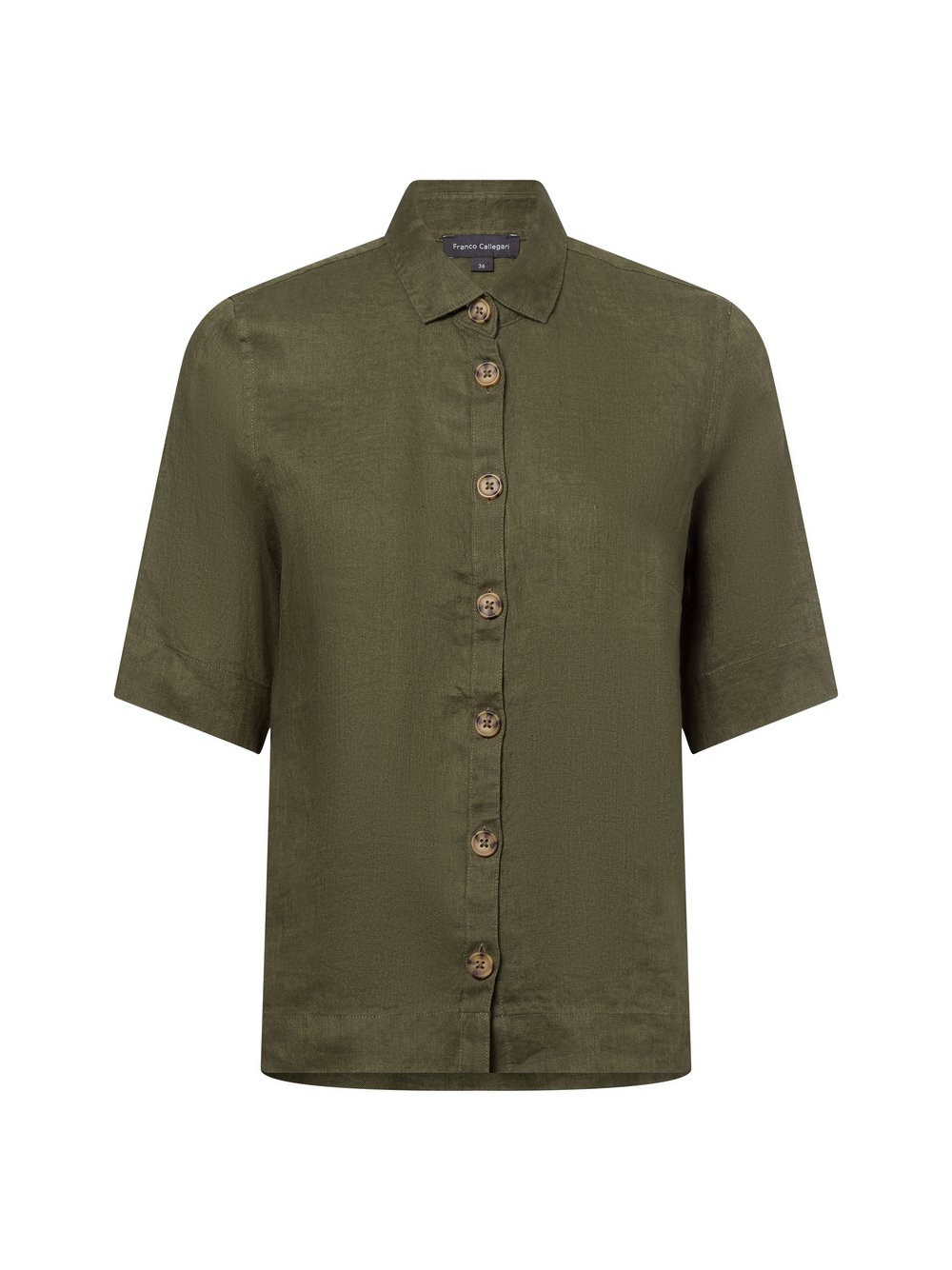 Franco Callegari Leinenbluse Damen grün, 36