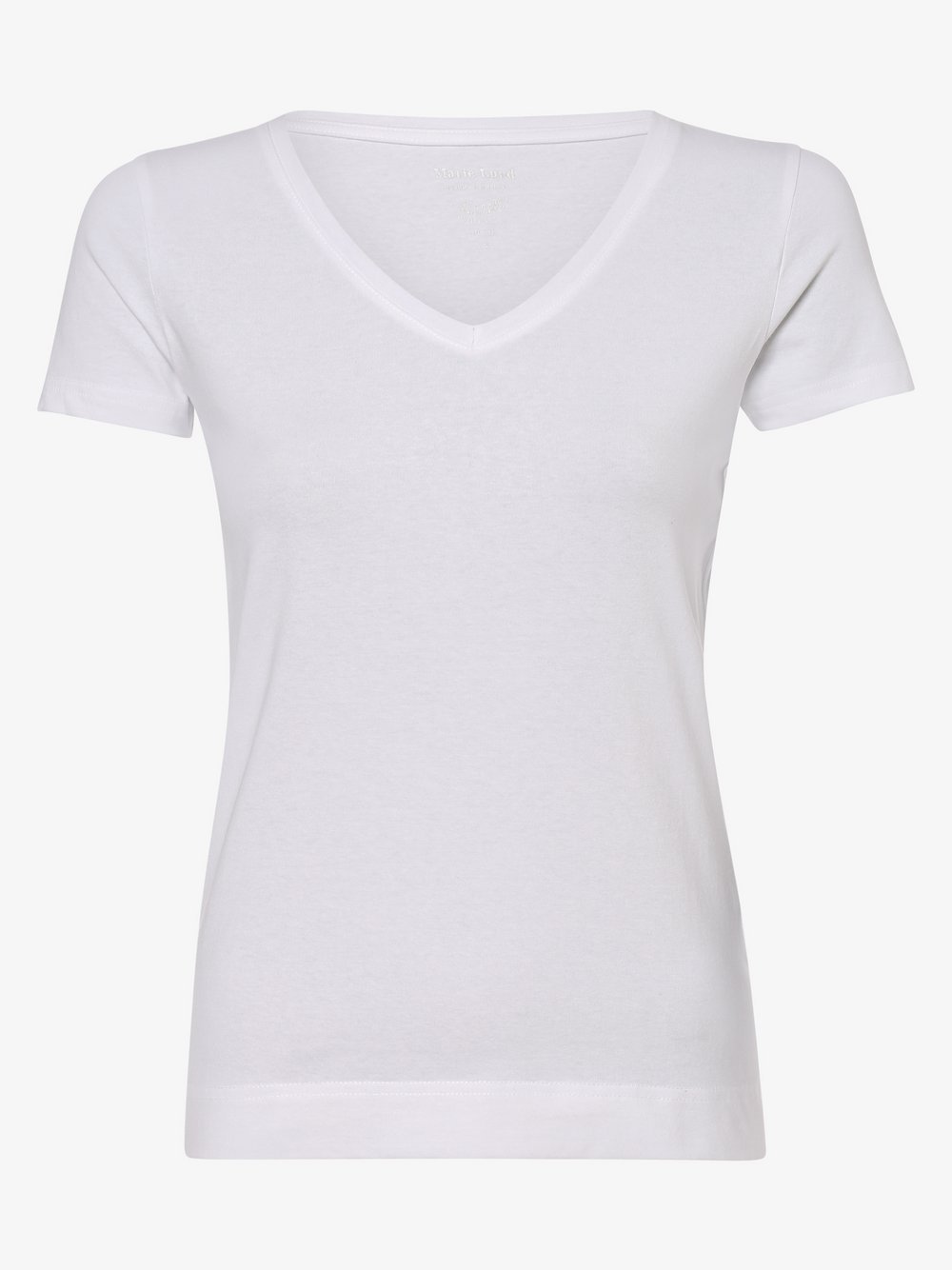 Marie Lund T-Shirt Damen Baumwolle weiß, XS