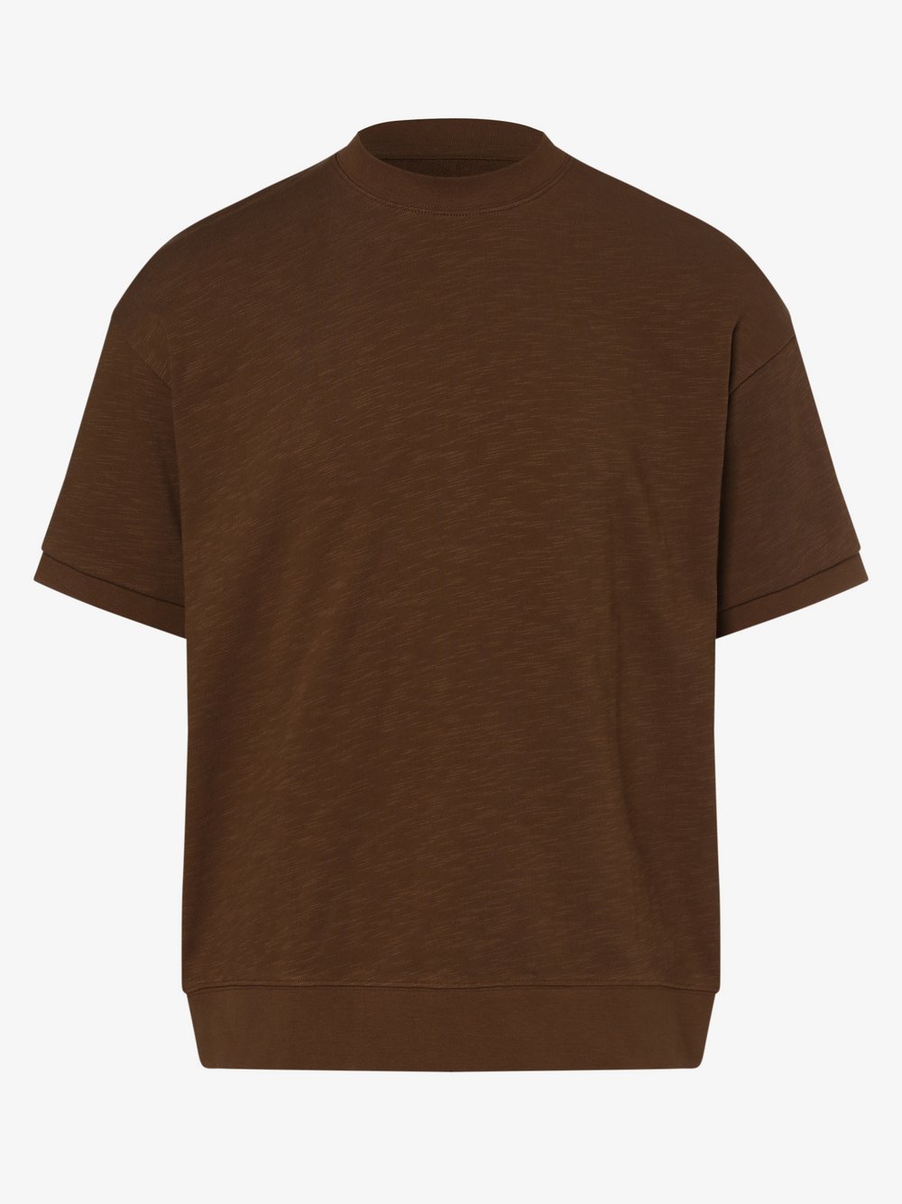 Drykorn - Męska bluza nierozpinana – Benno, brązowy