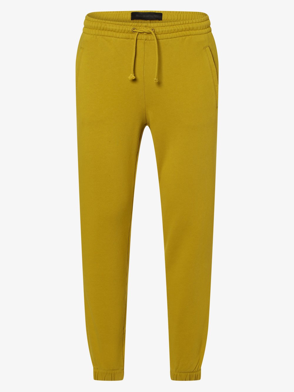 Drykorn - Damskie spodnie dresowe — Once, zielony|żółty