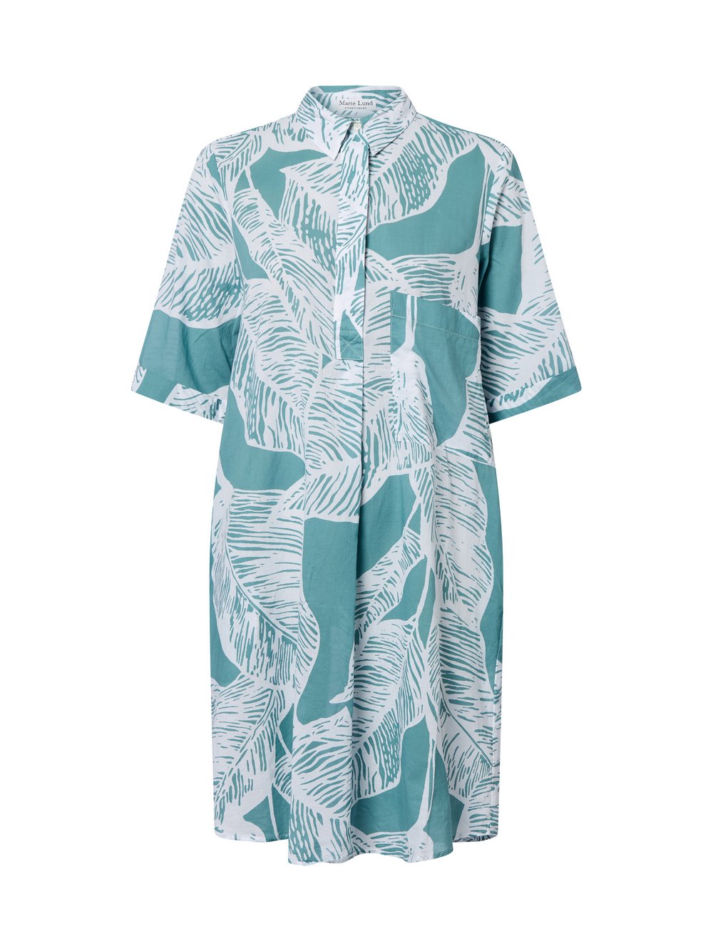Marie Lund Kleid Damen Baumwolle mehrfarbig gemustert, 36