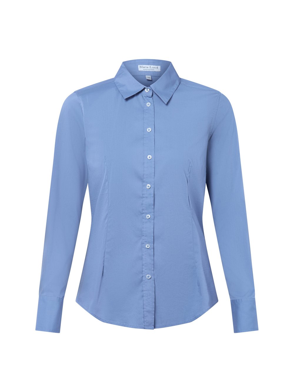 Marie Lund Bluse Damen Baumwolle blau, 44