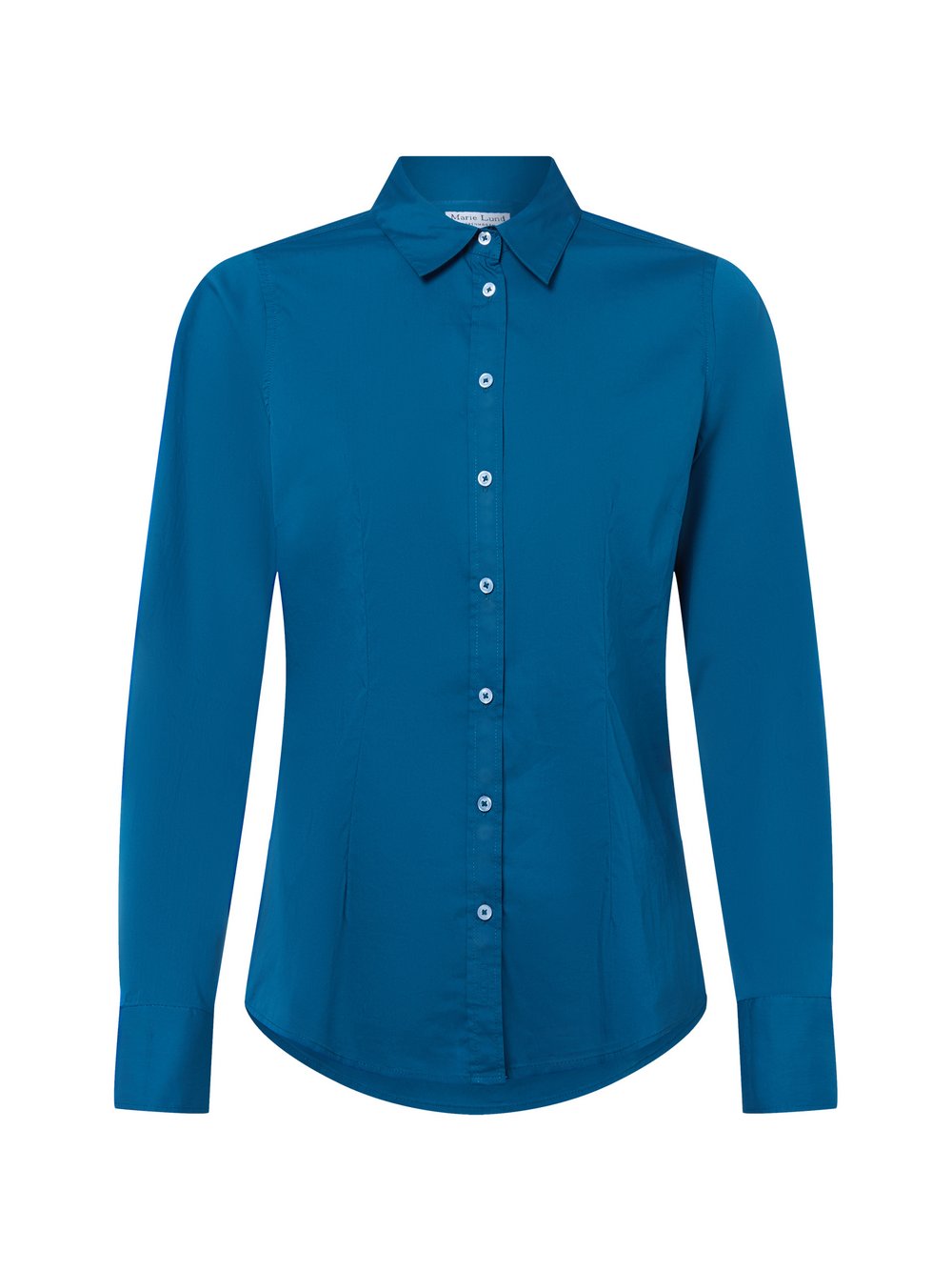 Marie Lund Bluse Damen Baumwolle blau, 38
