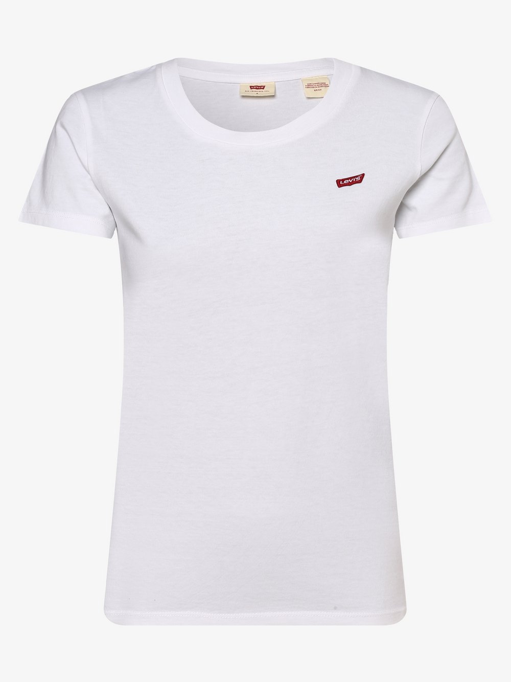 Levi's T-Shirt Damen Baumwolle weiß, XS