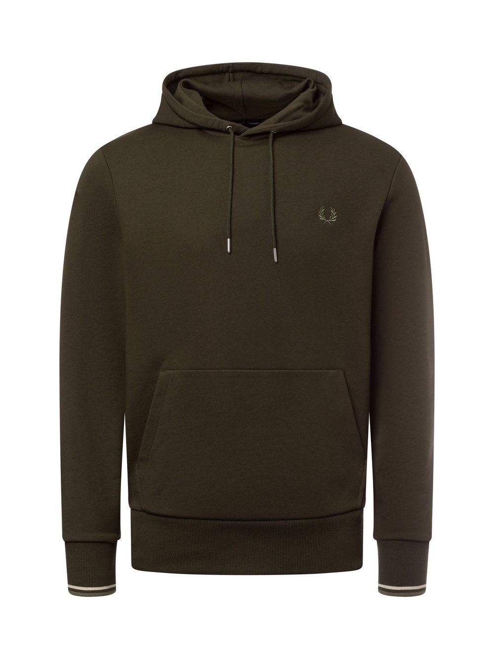 Fred Perry Kapuzenpullover Herren Baumwolle grün, S