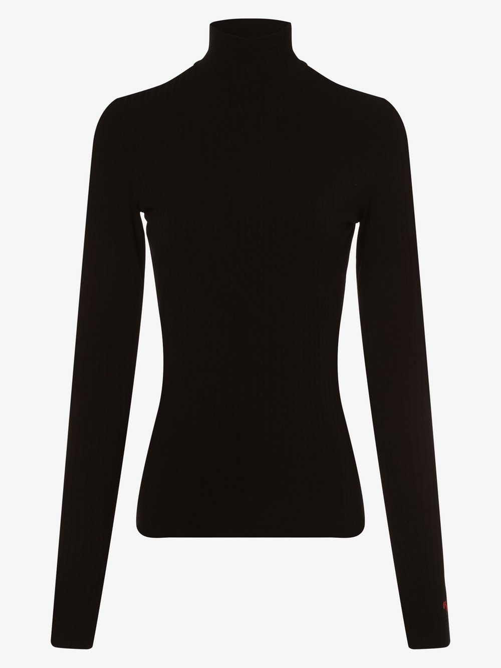 HUGO - Damska koszulka z długim rękawem – Ninelli_2, czarny