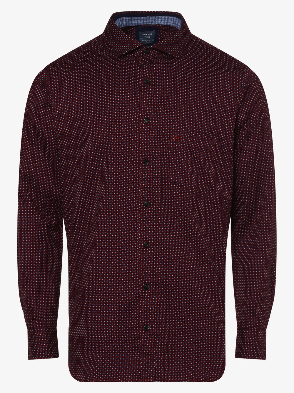 OLYMP Casual modern fit - Koszula męska, niebieski|czerwony|wielokolorowy