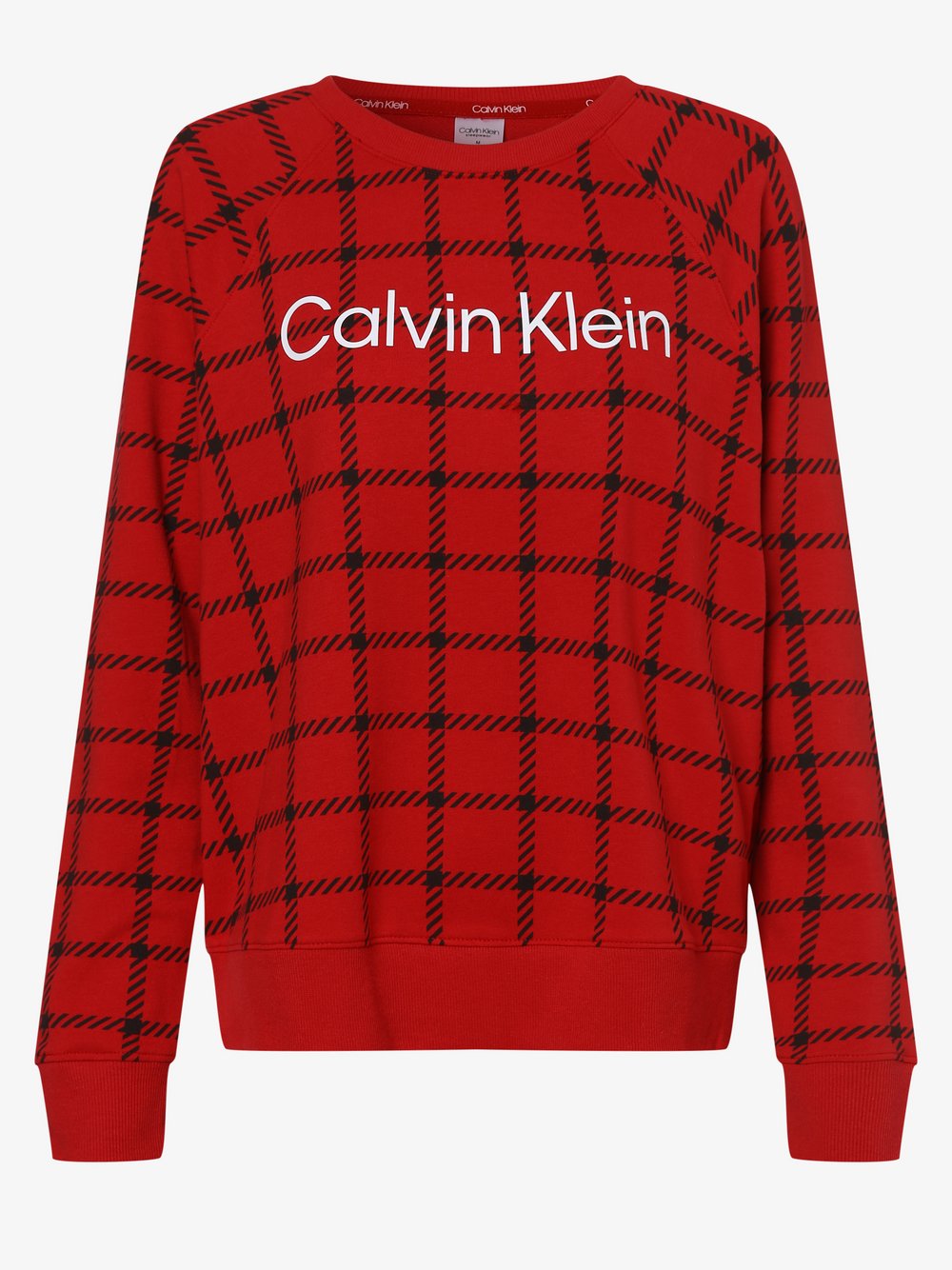 Calvin Klein - Damska koszulka od piżamy, czerwony