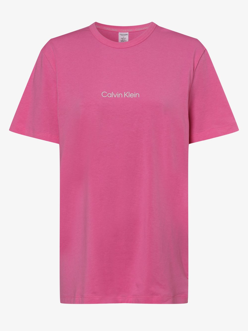 Calvin Klein - Damska koszulka od piżamy, wyrazisty róż