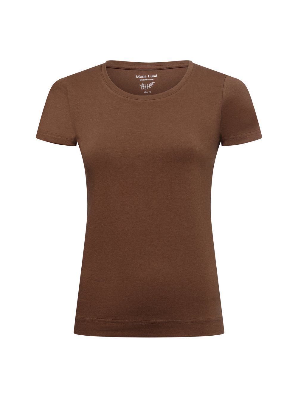 Marie Lund T-Shirt Damen Jersey braun, L