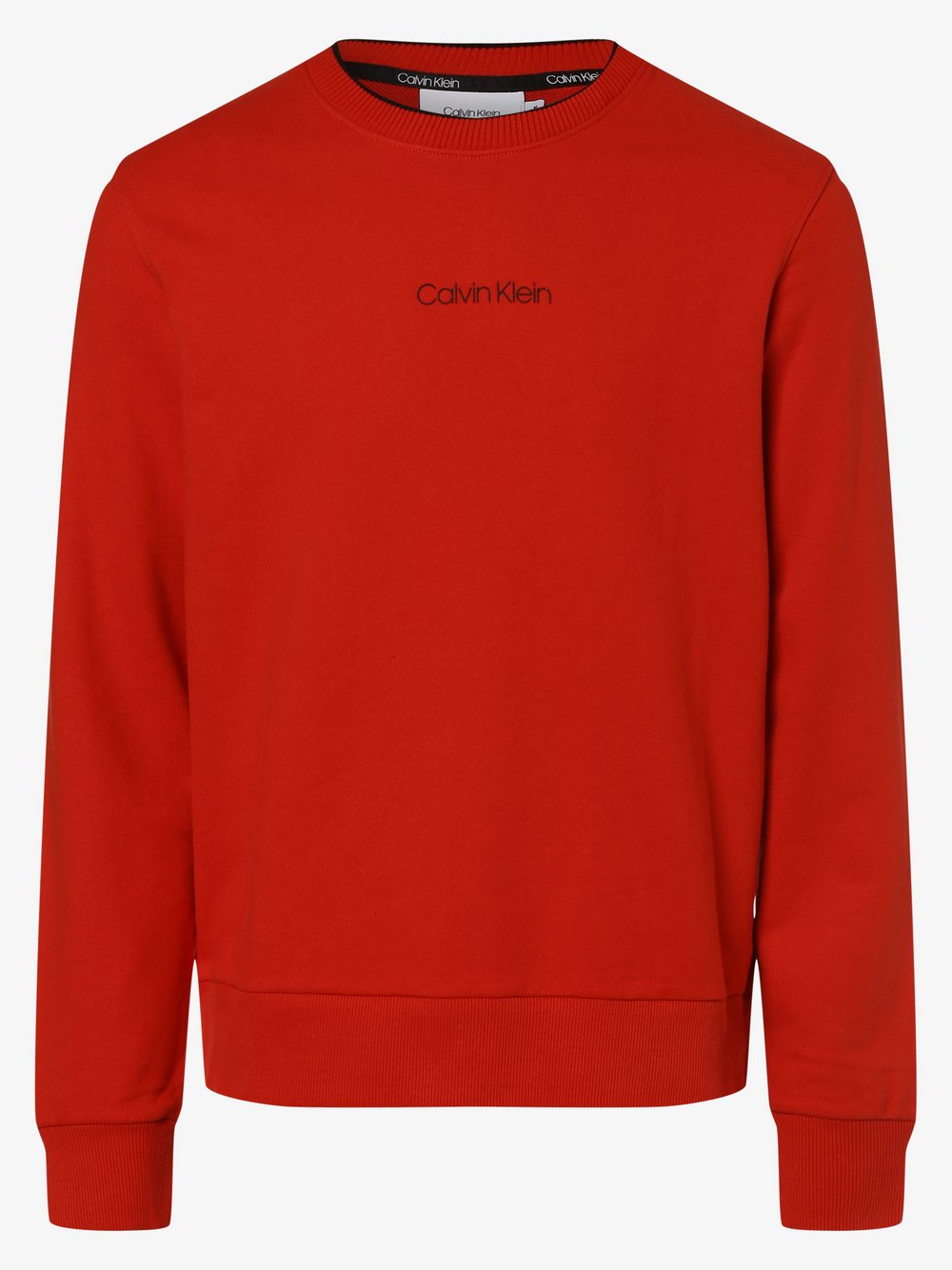 Calvin Klein - Męska bluza nierozpinana, czerwony