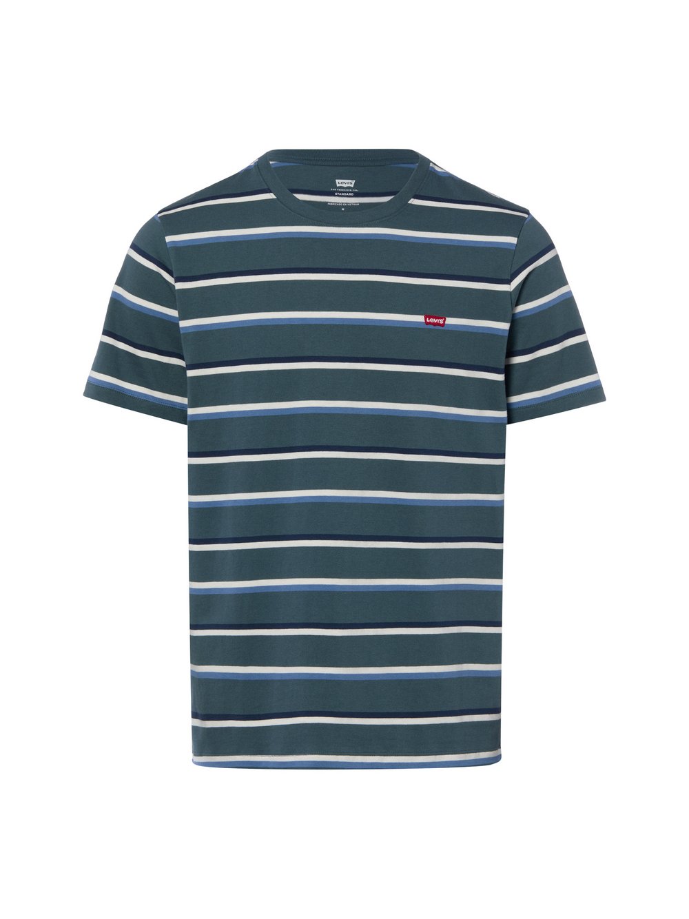 Levis Herren Blau Levi's T-Shirt - Original Housemark Tee, Rundhals, Baumwolle, Größe L In - Bild 2
