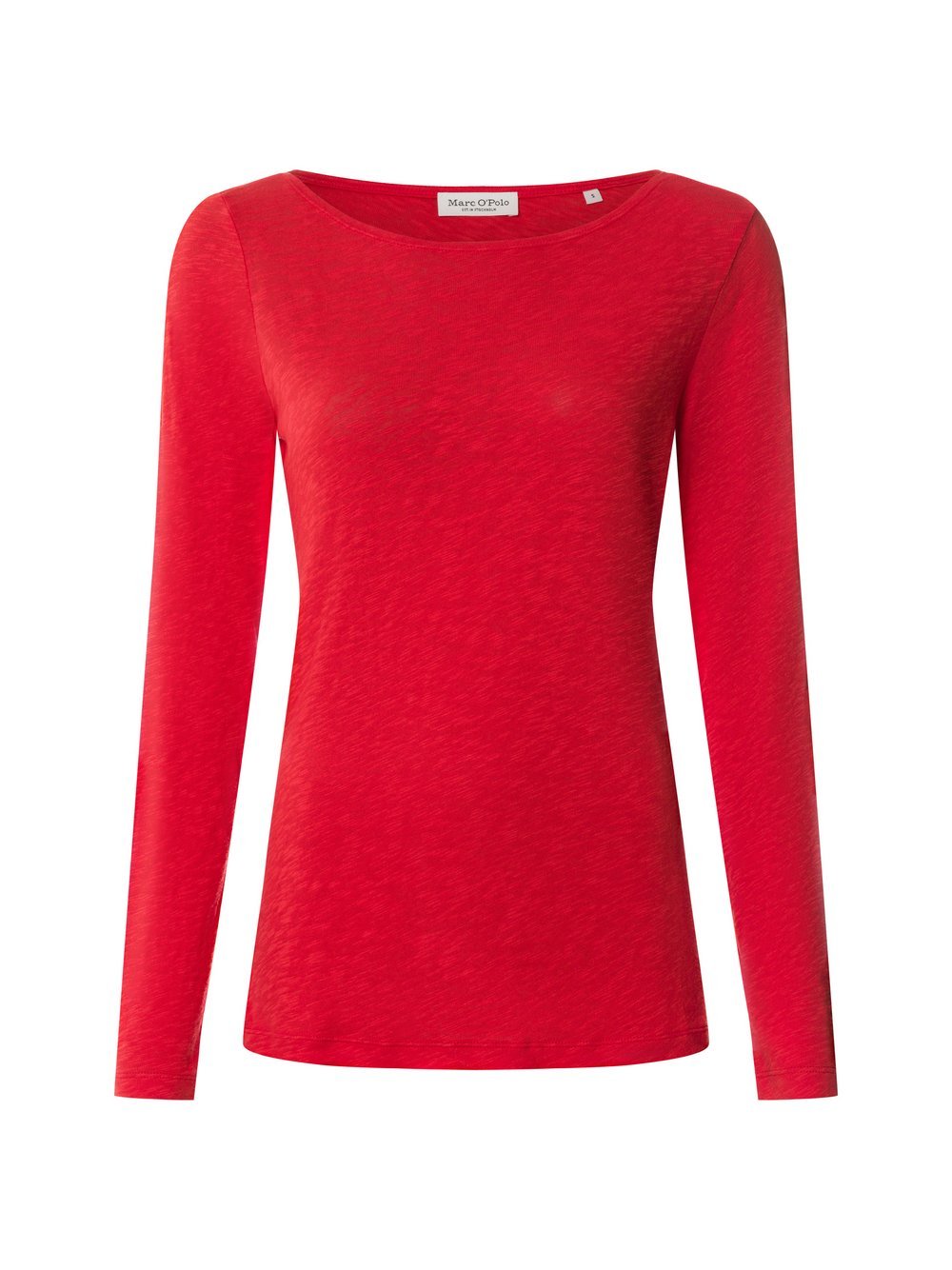 Marc O'Polo Langarmshirt Damen Baumwolle rot, L