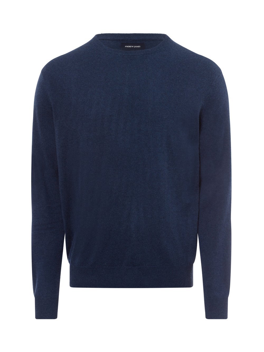 Andrew James Pullover mit Cashmere-Anteil Herren Feinstrick blau, L