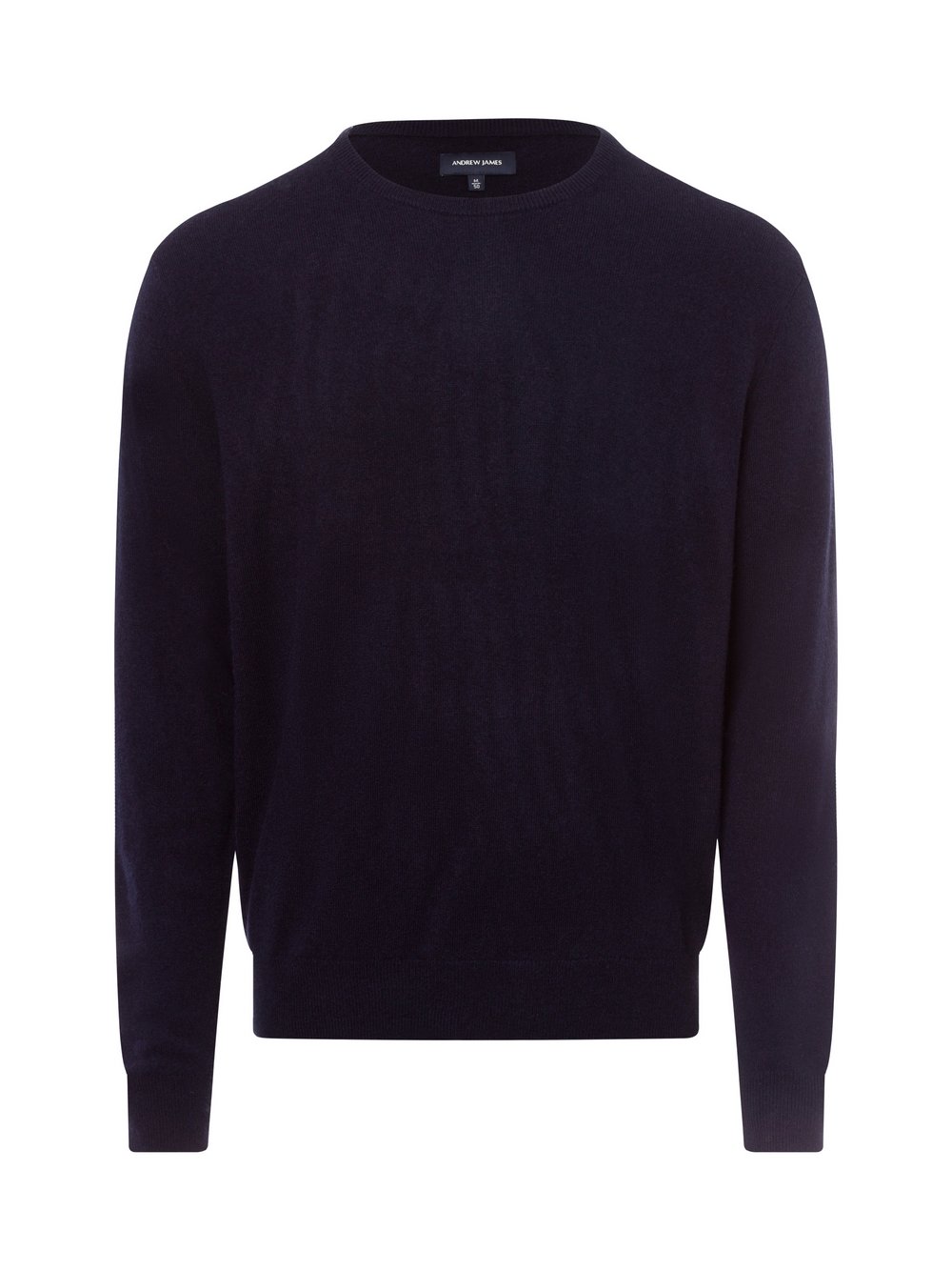 Andrew James Pullover mit Cashmere-Anteil Herren Feinstrick blau, M