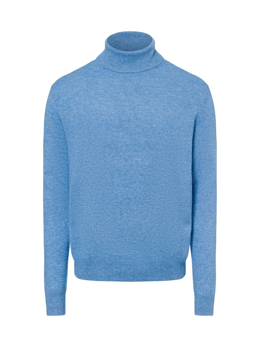 Andrew James Pullover mit Cashmere-Anteil Herren Wolle blau meliert, XXXL