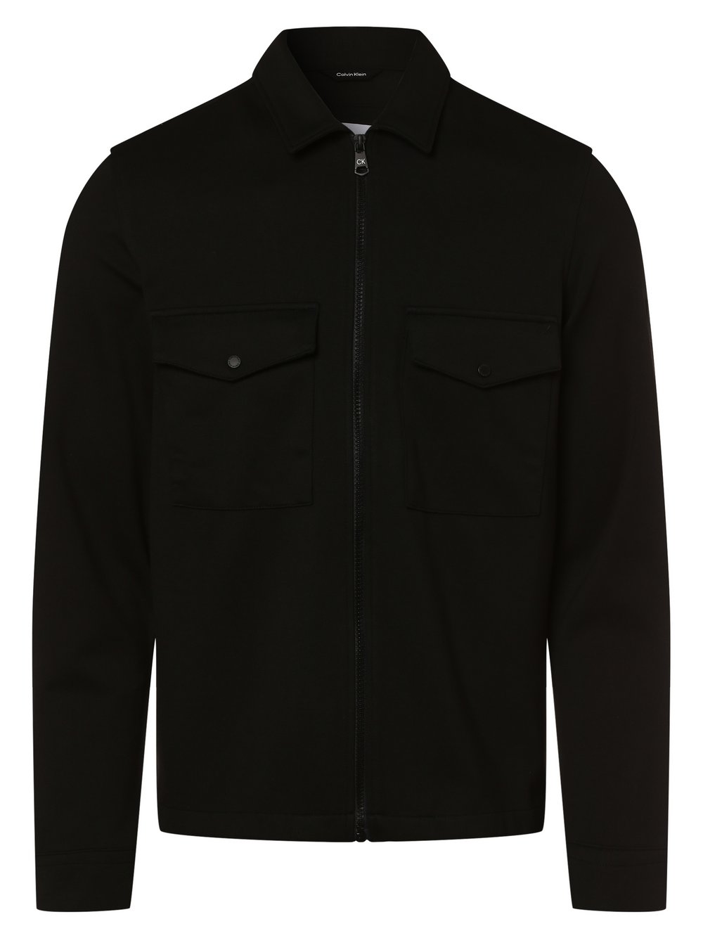 Calvin Klein - Męska bluza rozpinana, czarny