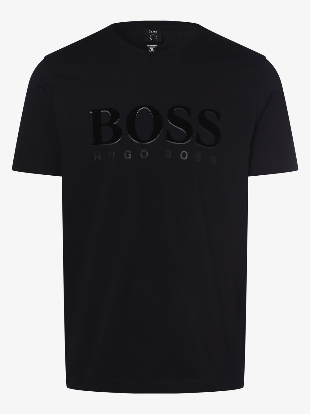 BOSS Green - T-shirt męski – Tee 3, czarny