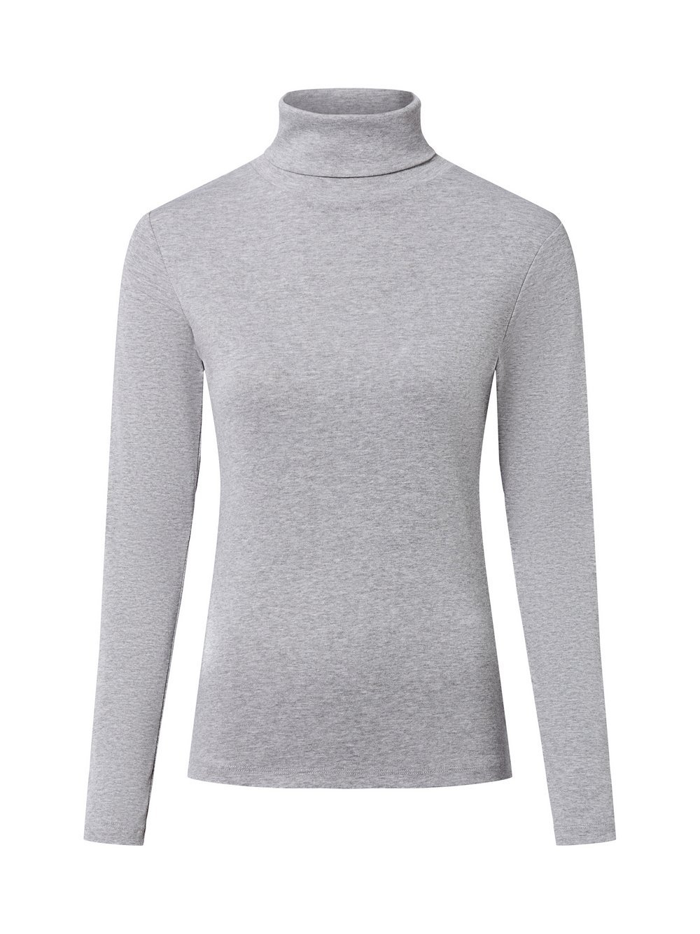 brookshire Langarmshirt Damen Jersey grau meliert, S