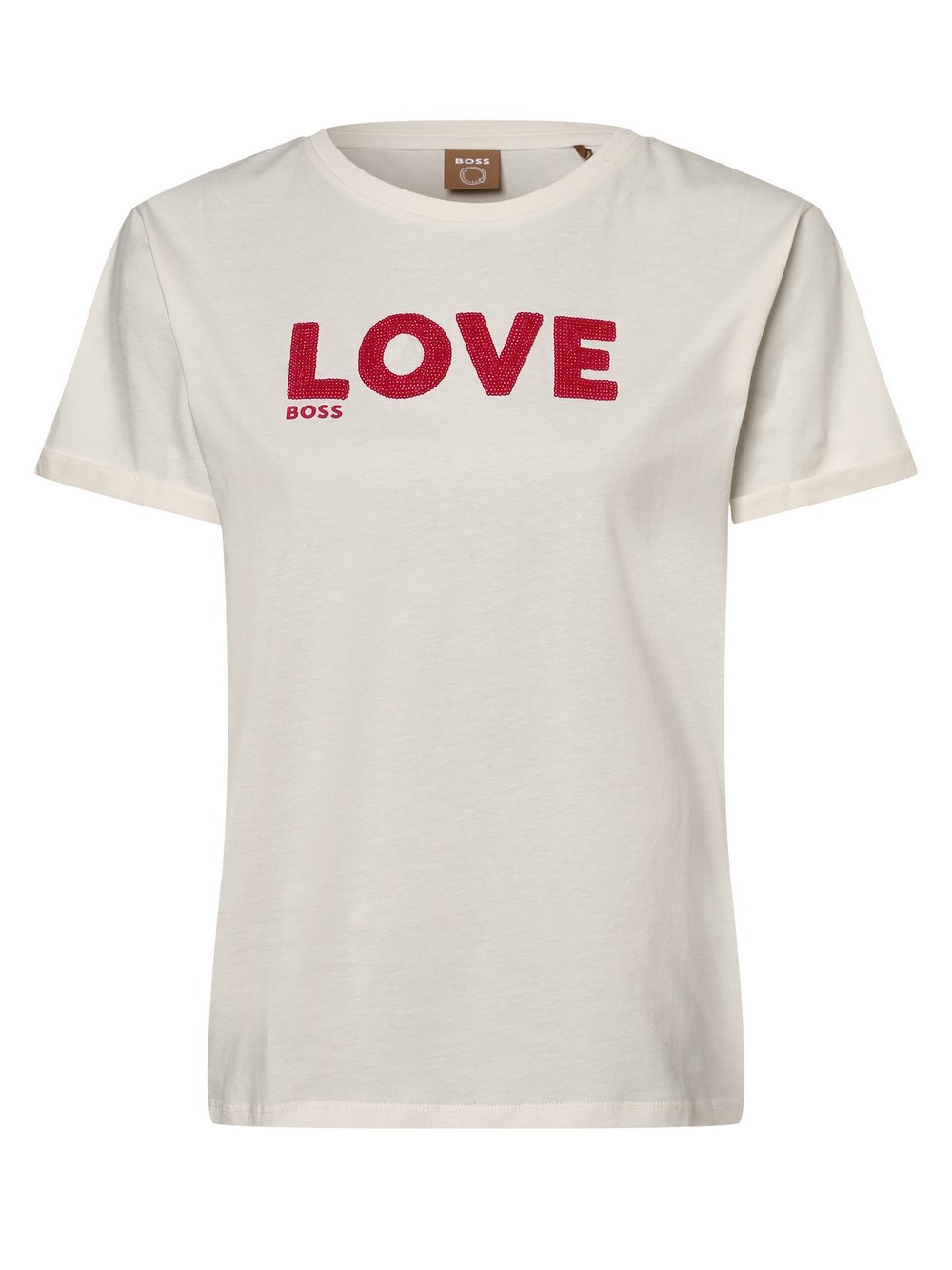 BOSS - T-shirt damski – C_Elinea_VD, biały