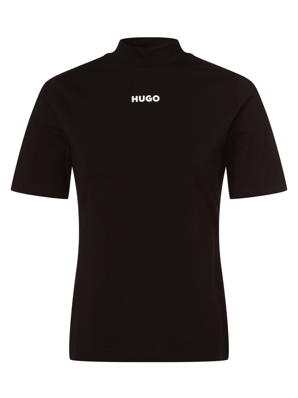 HUGO - T-shirt damski – Dendaya, czarny