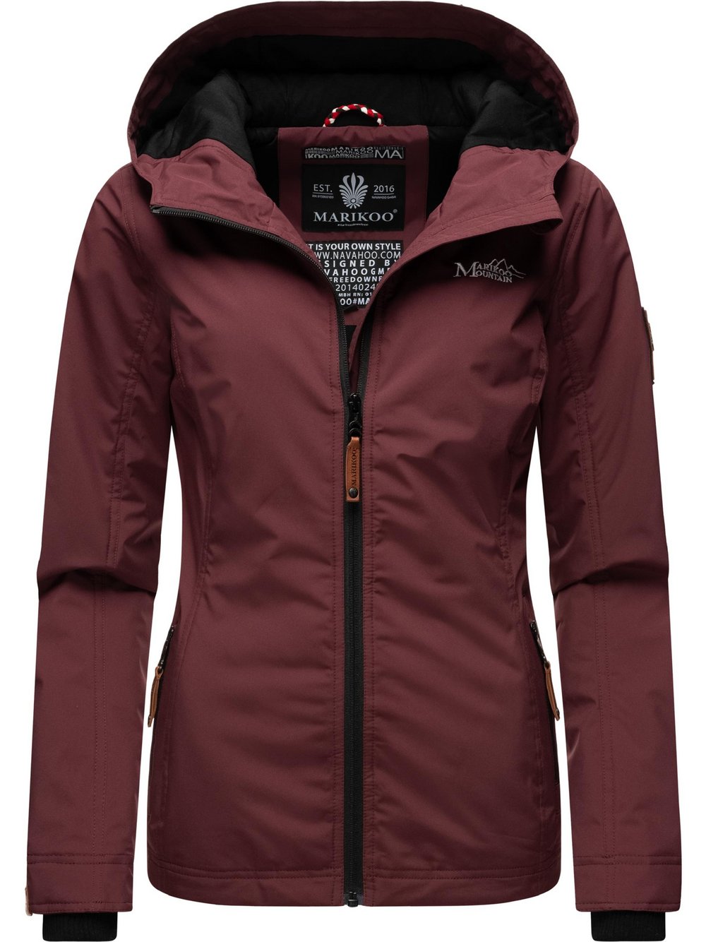 Marikoo Übergangsjacke Damen rot, 52