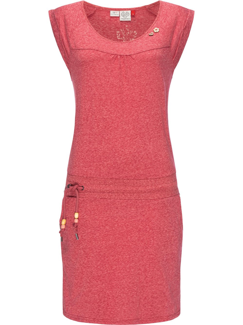 Ragwear Sommerkleid Damen Baumwolle rot, XXL