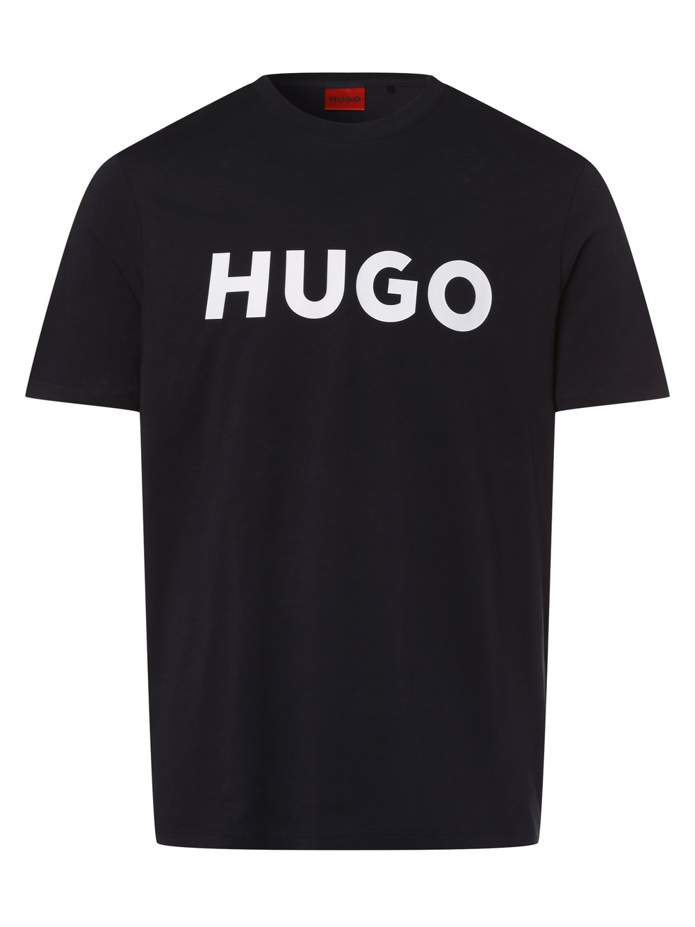 HUGO T-shirt męski Mężczyźni Dżersej niebieski nadruk, S